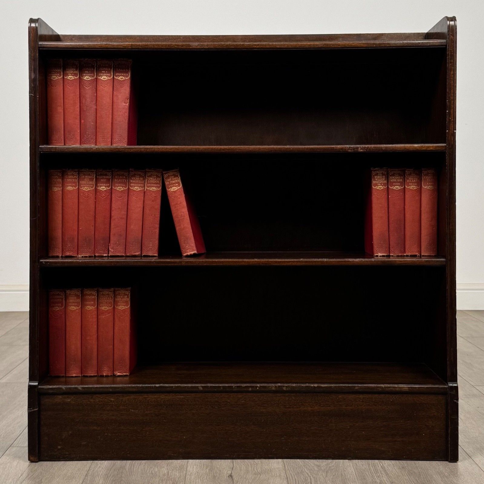 Antique 20th Century Open Bookcase In Mahogany ( Af 5618 )