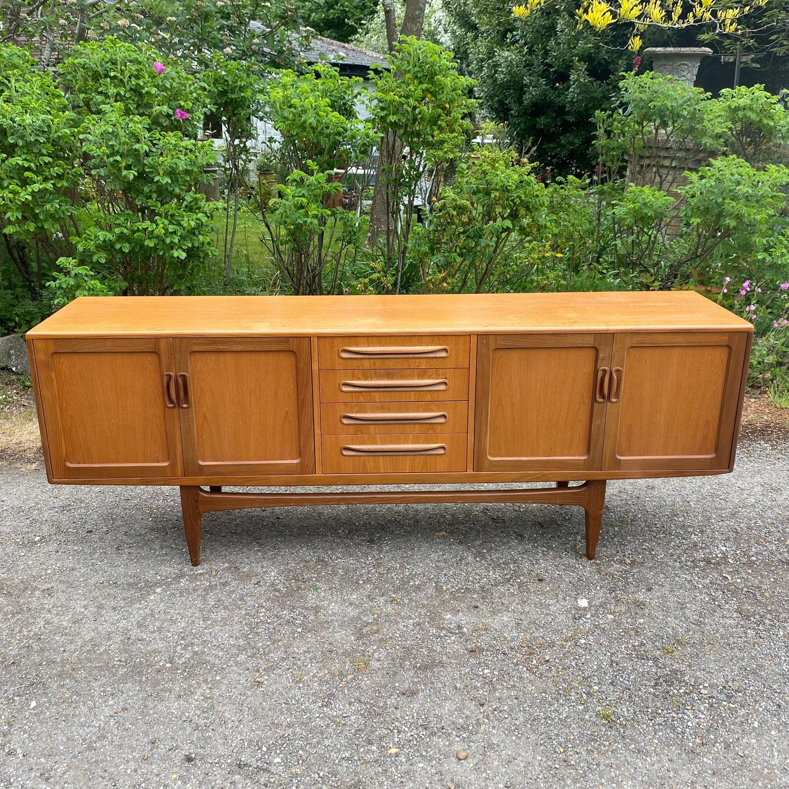 Matched Pair Of G Plan Mid Century Modern Blonde Fresco Sideboards By Gomme photo 2236.0