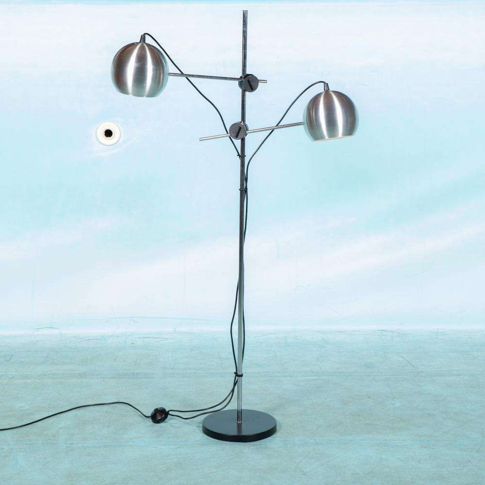 Space Age Vloerlamp Met Verstelbare Spots, Jaren 1970