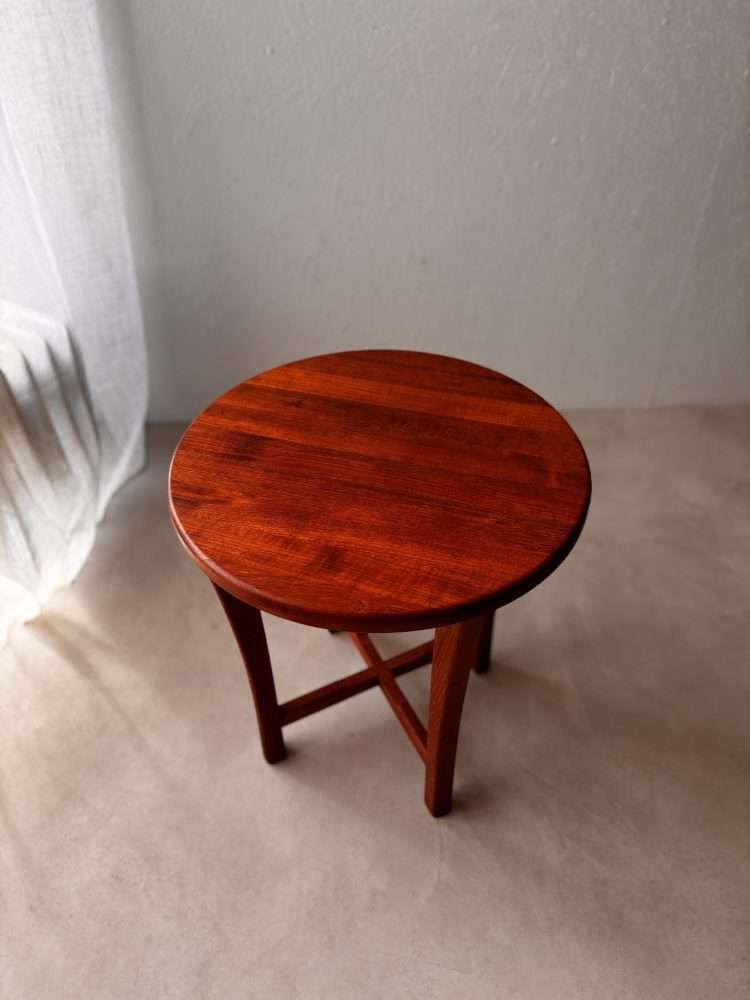 Danish Solid Teak Side Table, 1960s photo for sale