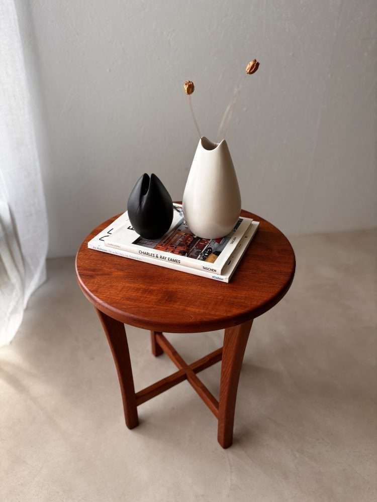 Danish Solid Teak Side Table, 1960s photo 340.0