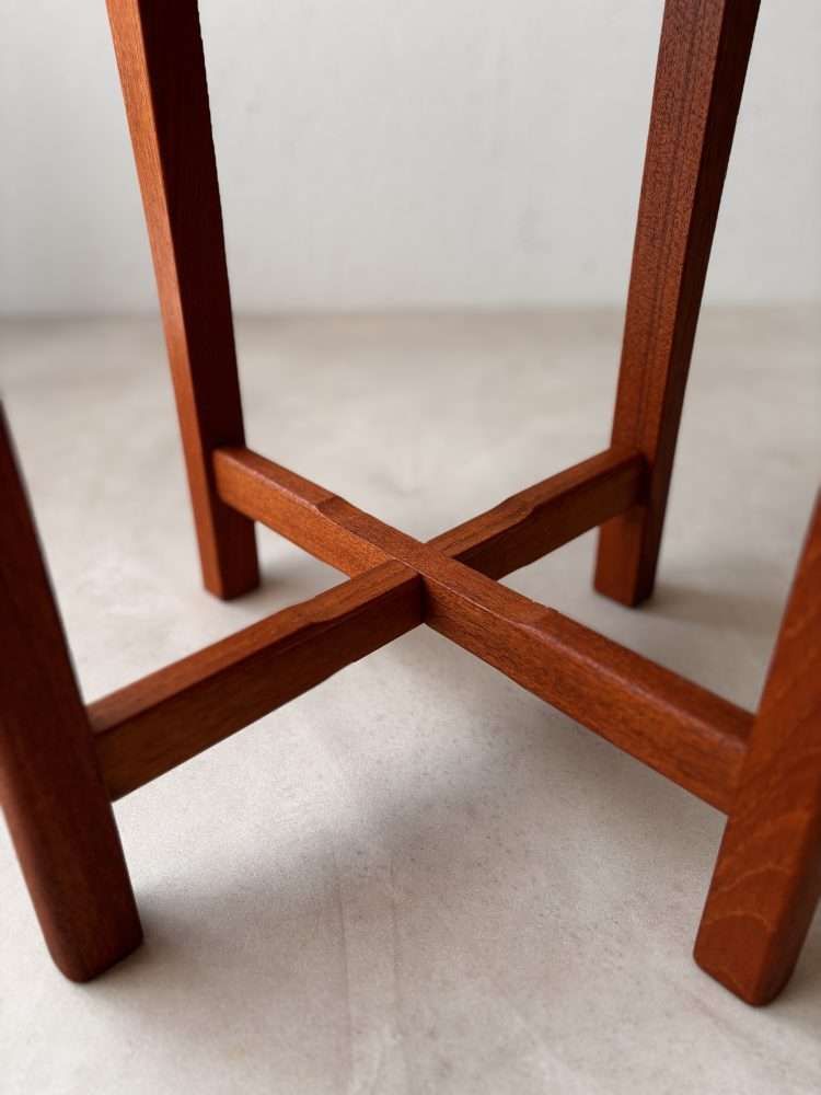 photo for sale Danish Solid Teak Side Table, 1960s