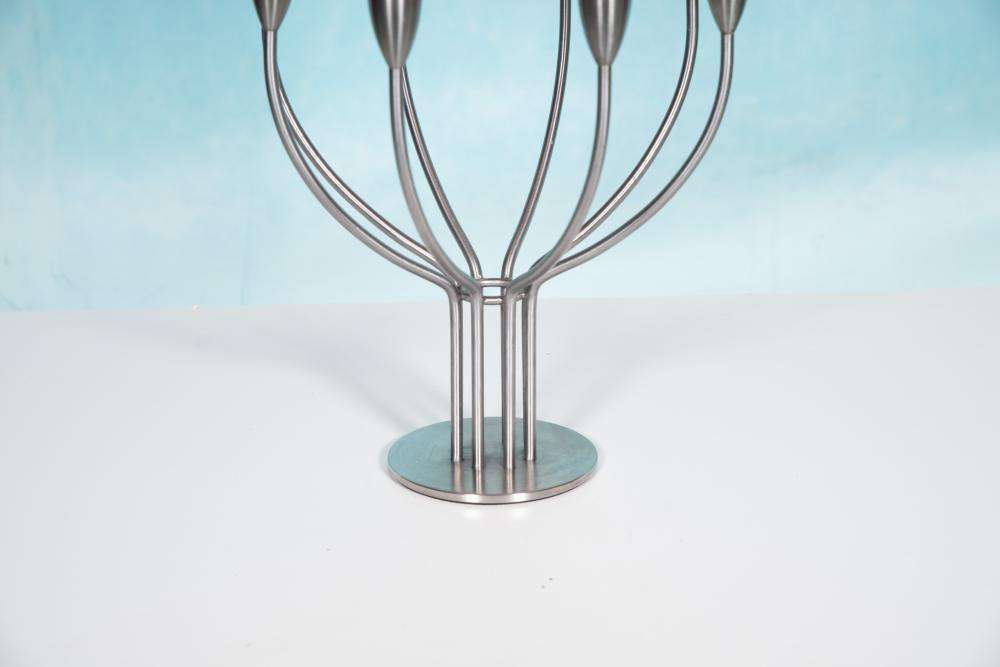Vintage Silver Ikea Candlestick – Stainless Steel Stockholm, 1999 photo buy