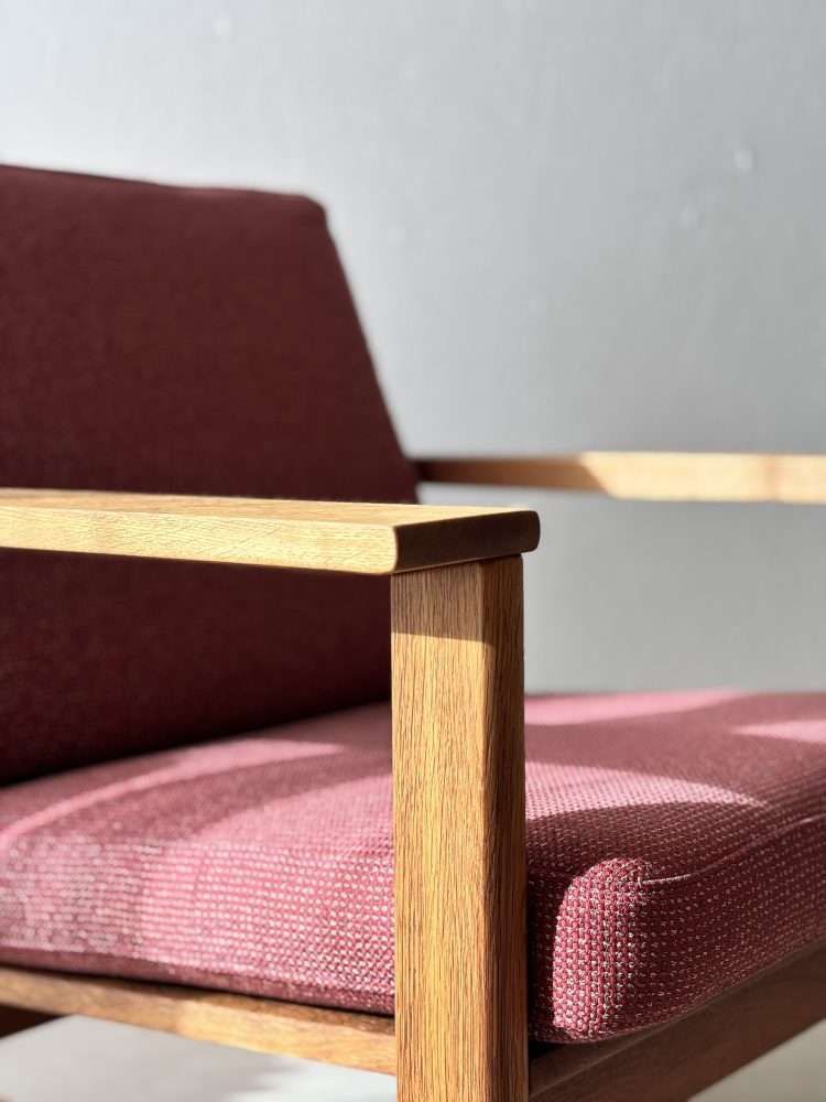 Meubels Fredericia Fauteuil Søren Holst Model 2551 Eiken Ca. Jaren 1960 photo