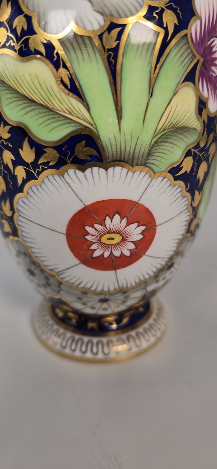 1230.0 19th Century Hand Painted Spode China Vase Circa 1890, English photo