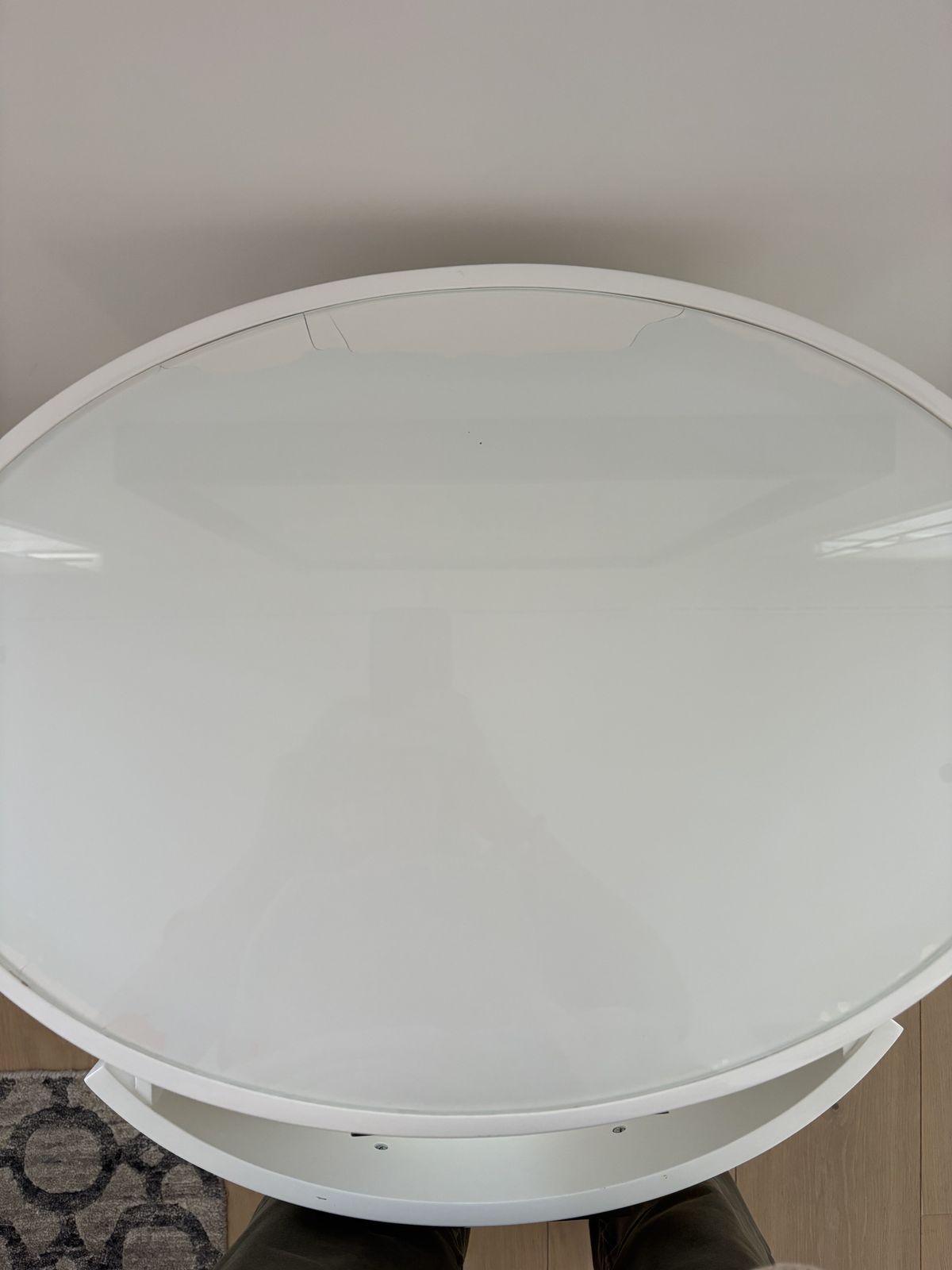 photo furniture Pair Of Kelly Hoppen Diaz Nightstands / Bedside Tables – High Gloss White