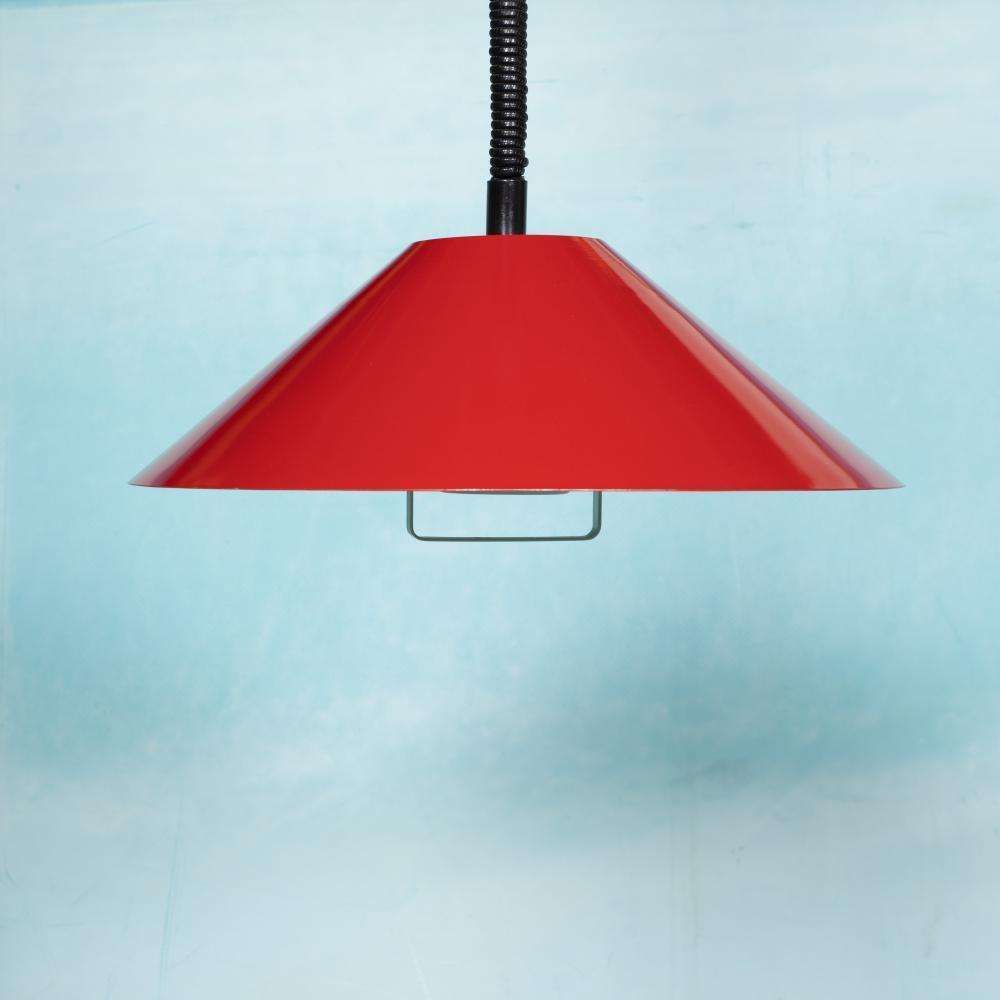 Vintage Deens Design Hanglamp, Horn Minimalist Pendant Jaren 1970