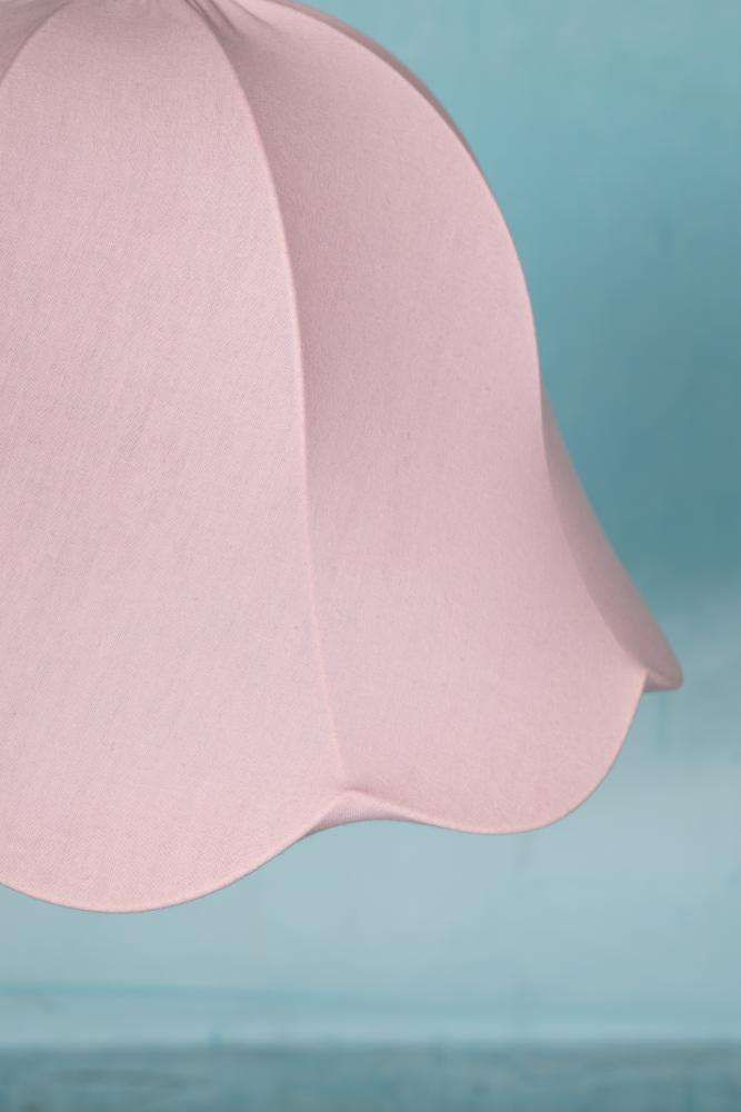 Vintage Scandinavian Tulip Pendant Lamp Pink photo vinterior