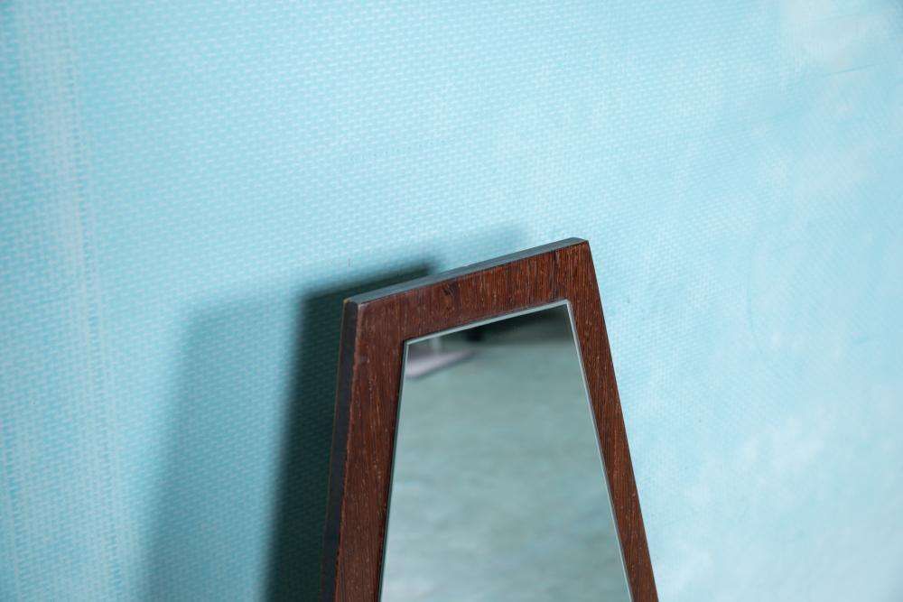 Hexacon Art Deco Spiegel Jaren 1950 Vintage Spiegel Wenge photo furniture