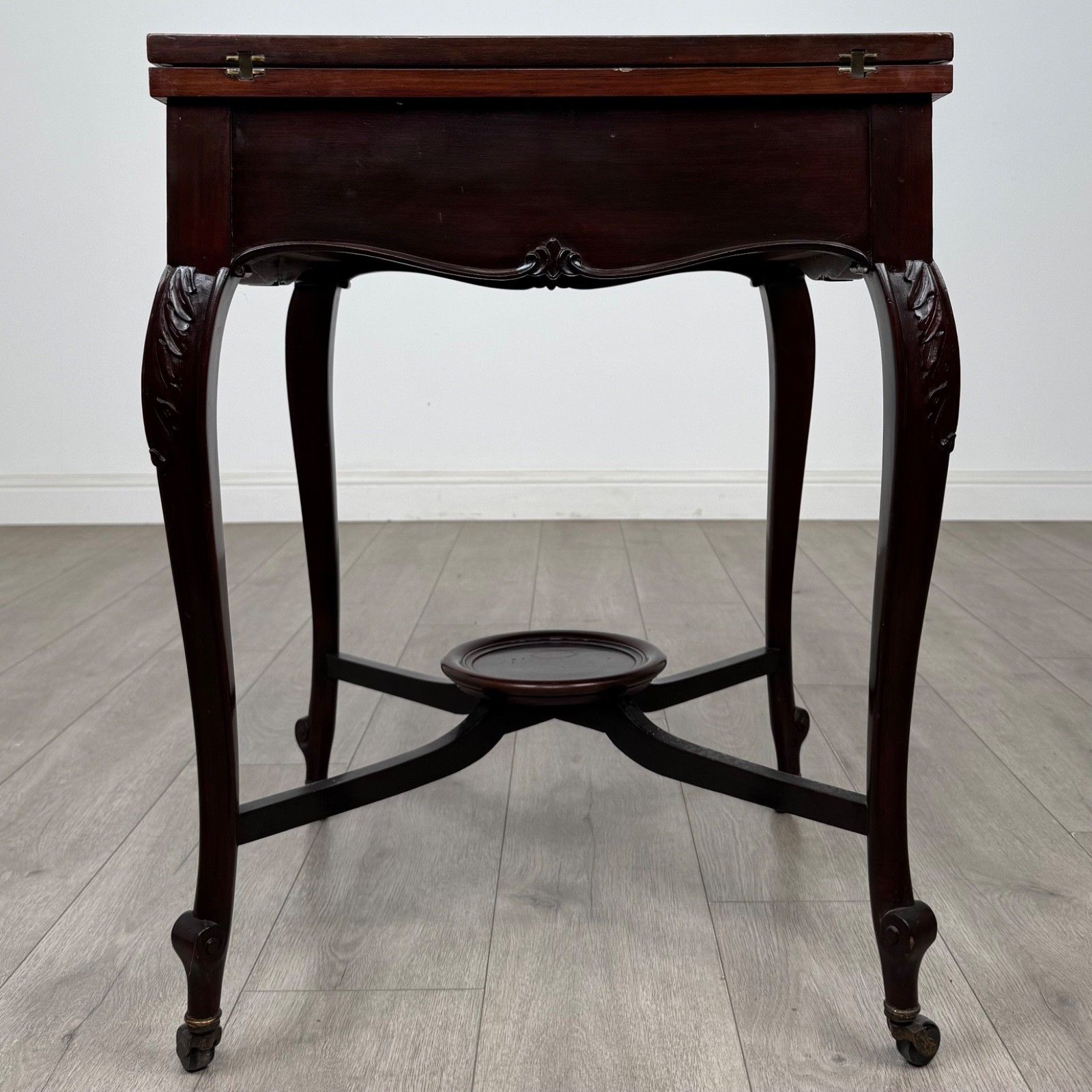 Antique 20th Century Envelope Card Table In Mahogany ( Af 5627 ) photo 425.0