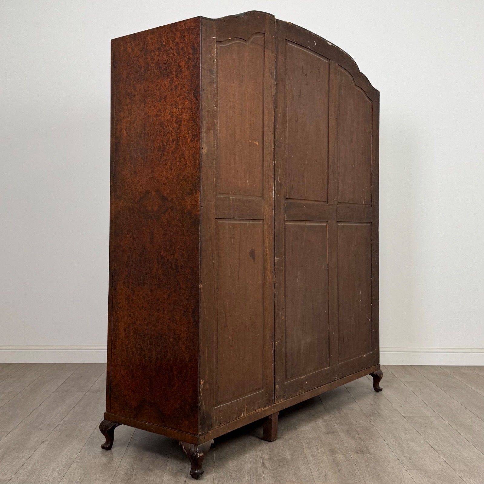 Antique 20th Century Large Edwardian Wardrobe In Burr Walnut ( Af 5611 ) photo 1650.0