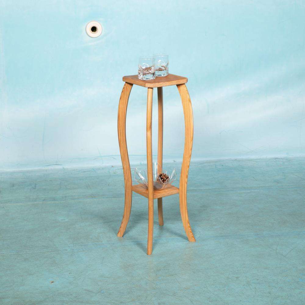 Vintage Pine Plant Stand, Plant Stand Sweden 1960s photo furniture