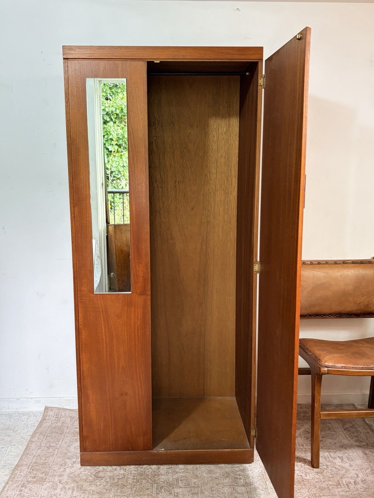 Mid Century Retro Vintage Teak Wardrobe photo for sale