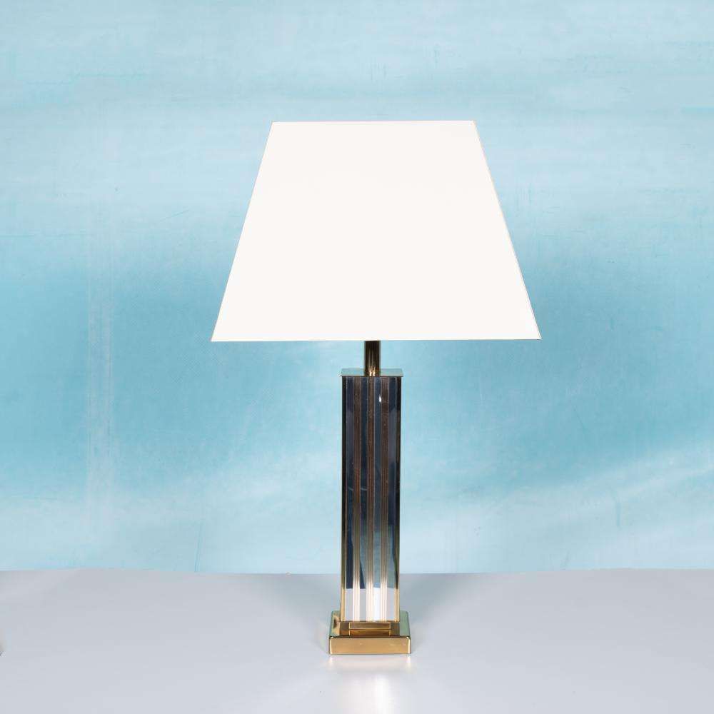 Vintage Xl Tafellamp Jaren 70, Minimalistisch Hotel Chic photo Verlichting