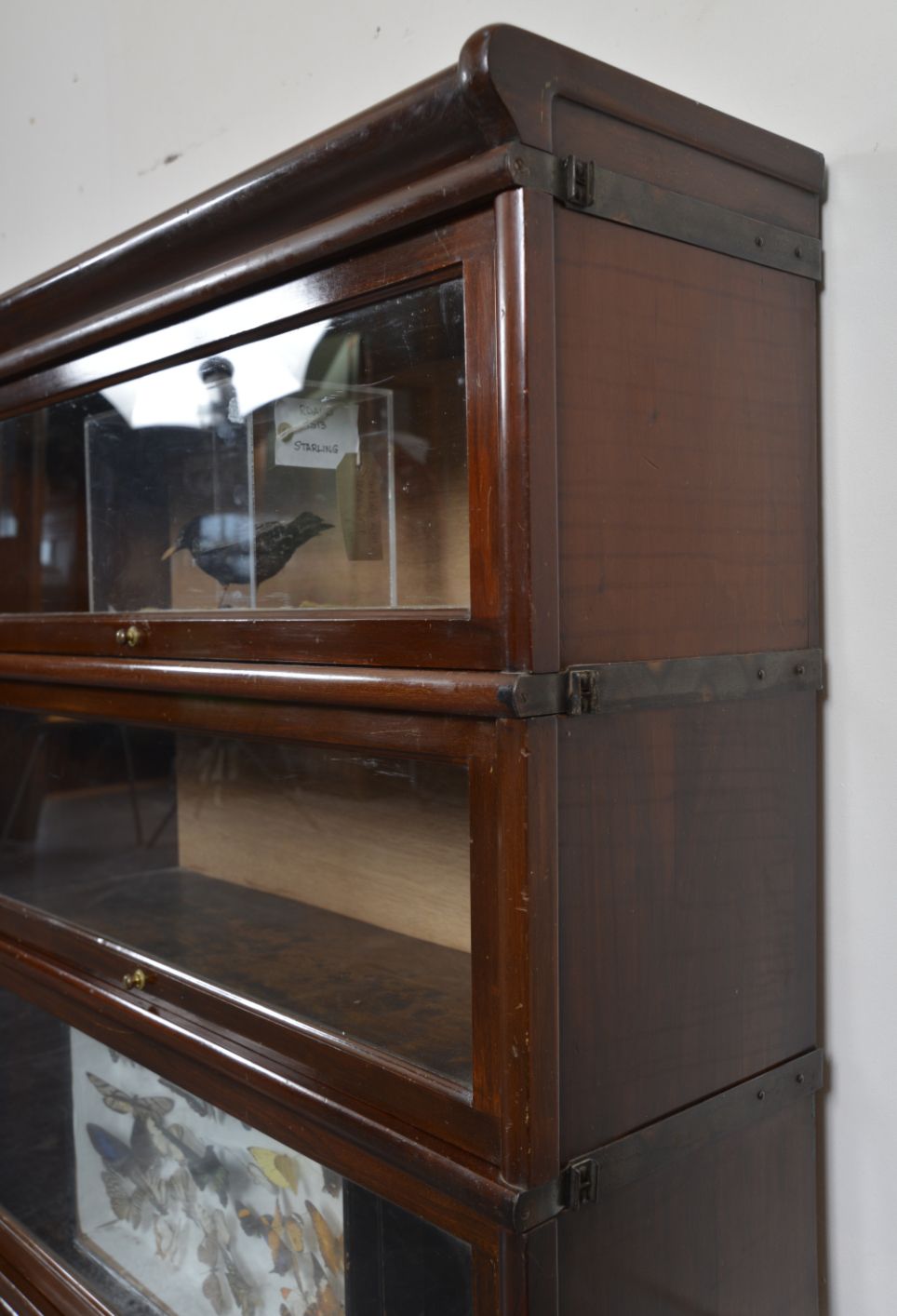 Furniture Set Of 9 Antique Mahogany Globe Wernicke Barristers Glazed Stacking Bookcase Cabinet Of Curiosities Uk photo