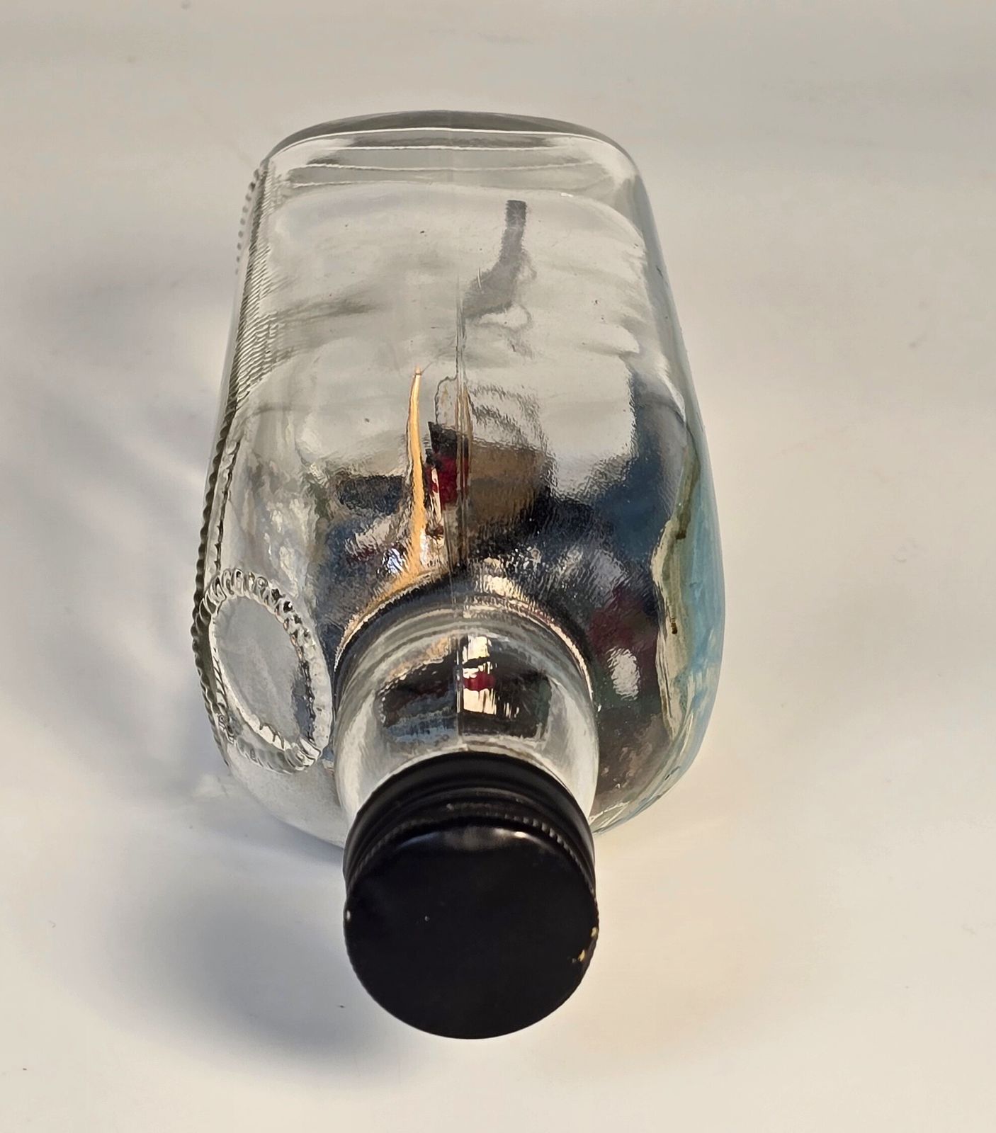 1930s Steamship In A Bottle Diorama, English Folk Art photo for sale