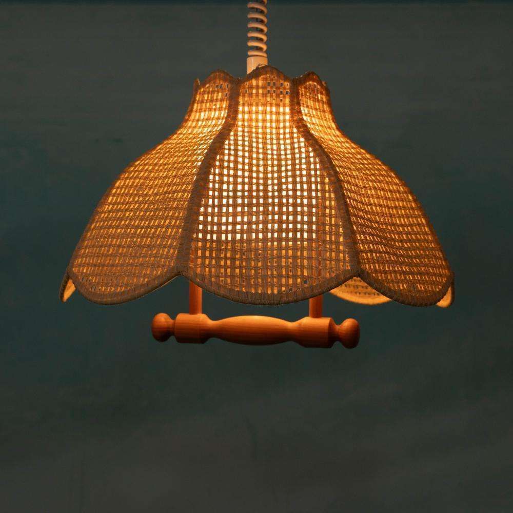 Bohemian Webbing Swedish Pendant Lamp Pull Cord