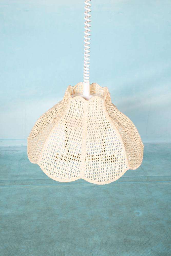Bohemian Webbing Swedish Pendant Lamp Pull Cord photo for sale
