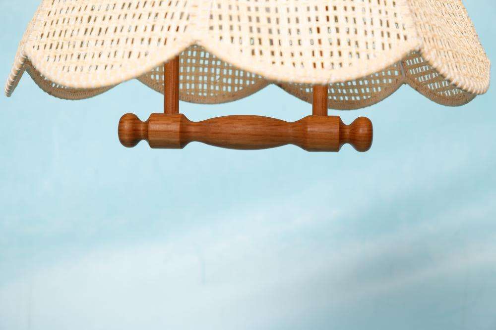 Lighting Bohemian Webbing Swedish Pendant Lamp Pull Cord photo