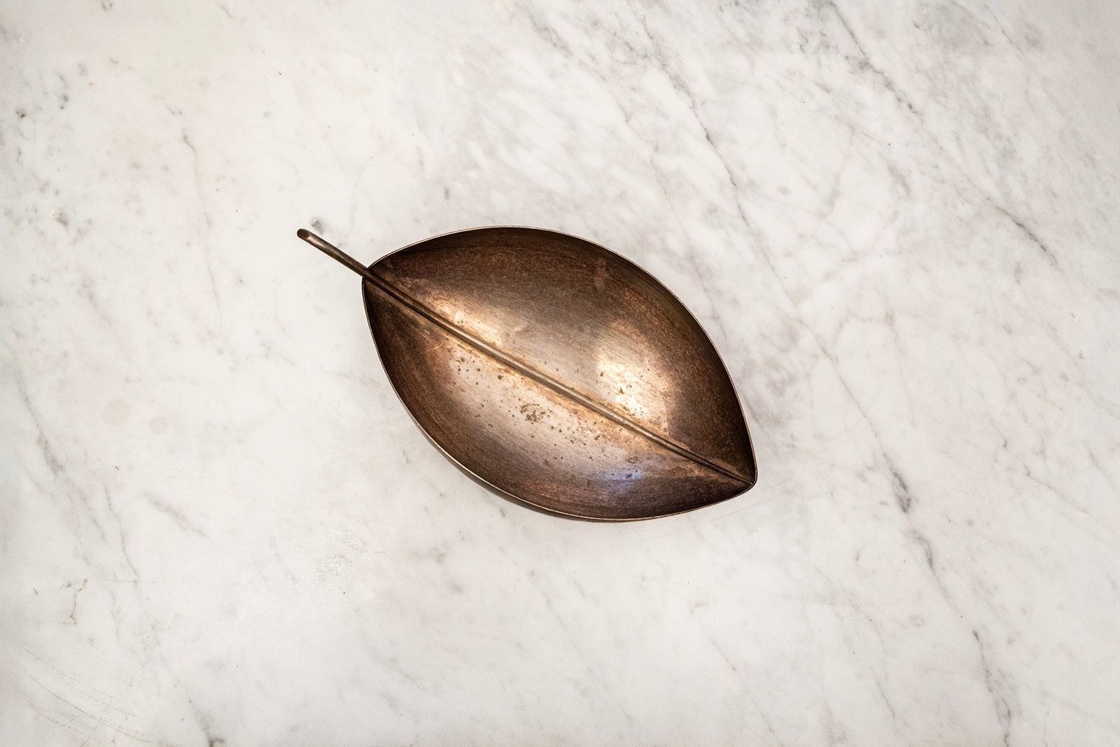 Silver Plated Gallia Leaf Pocket Emptier By Lino Sabattini For Christofle, France, 1950s photo furniture