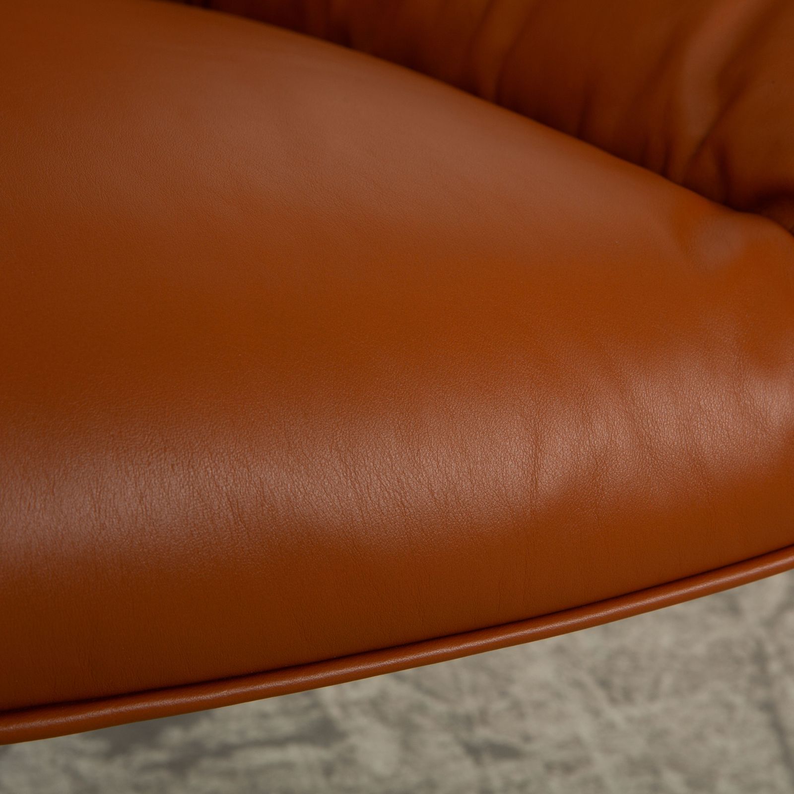 Rolf Benz Meg Leather Armchair Brown Sienna Manual Function photo for sale