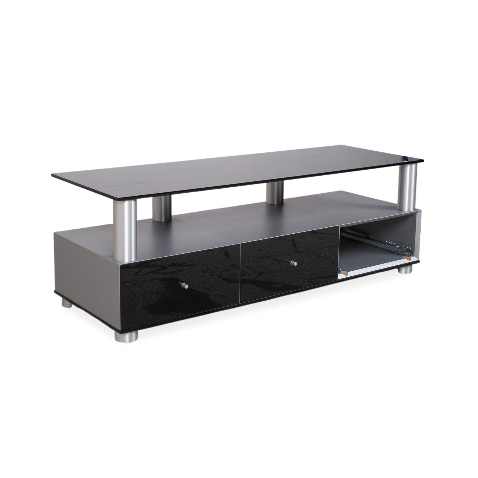 Buffet TV Spectral Glass noir photo for sale