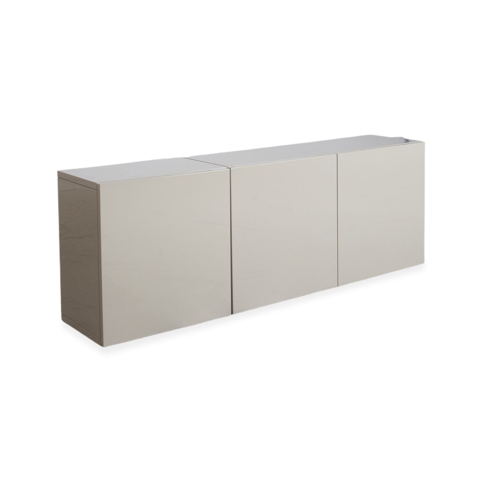 Buffet Hülsta Lilac beige taupe laqué brillant photo for sale