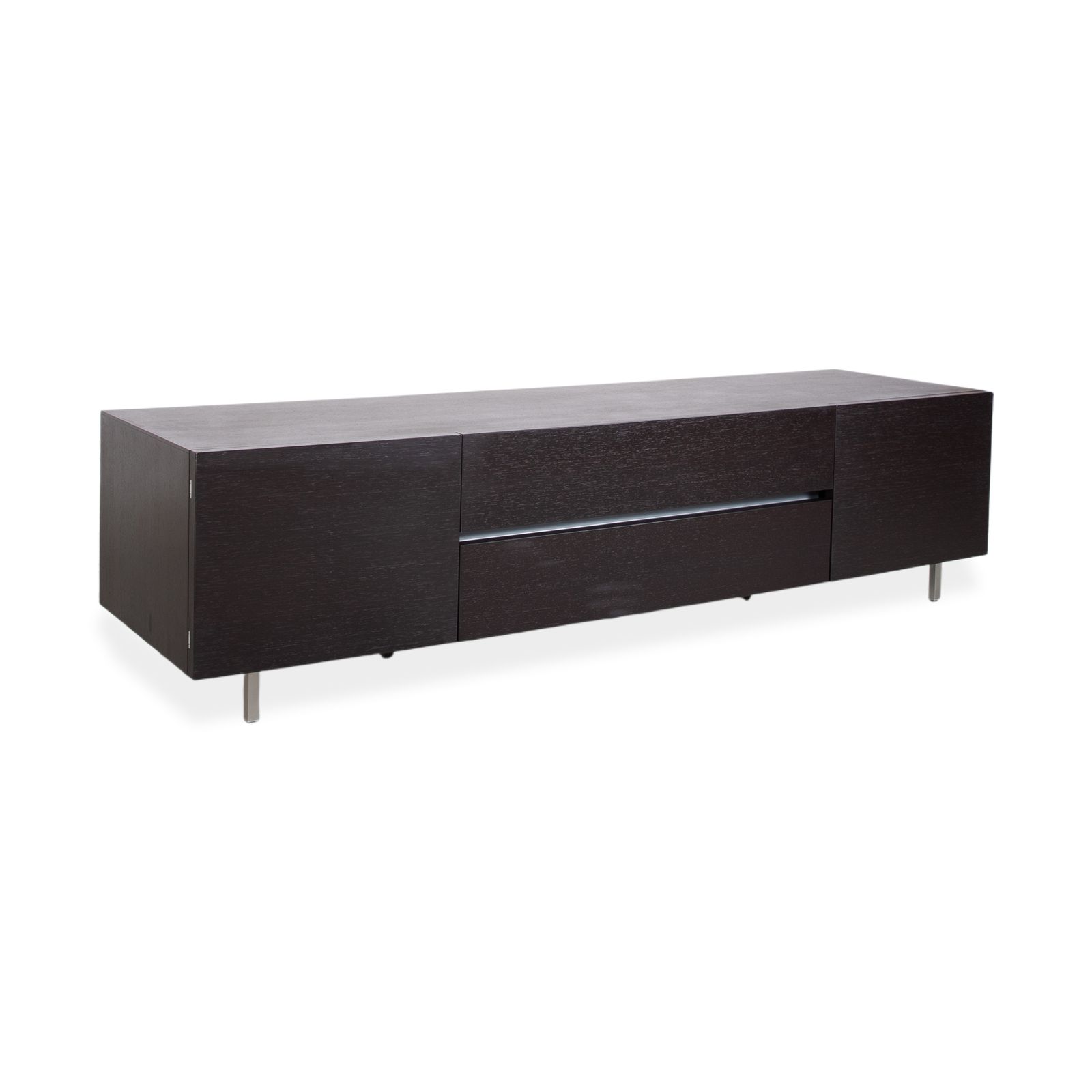 Buffet Poliform Free en bois brun foncé, fonction manuelle photo for sale