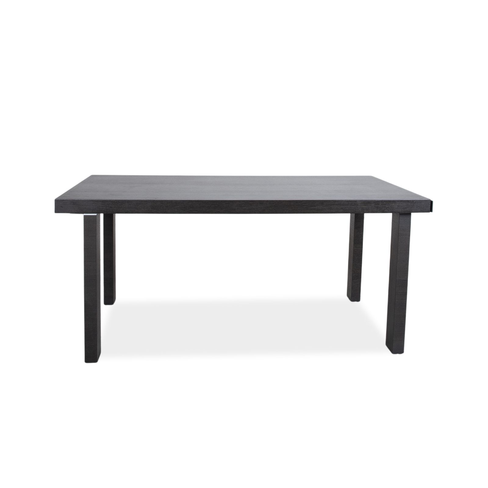 photo for sale Contours Wooden Dining Table, Black, Extendable, Oak, 170 X 100 Cm