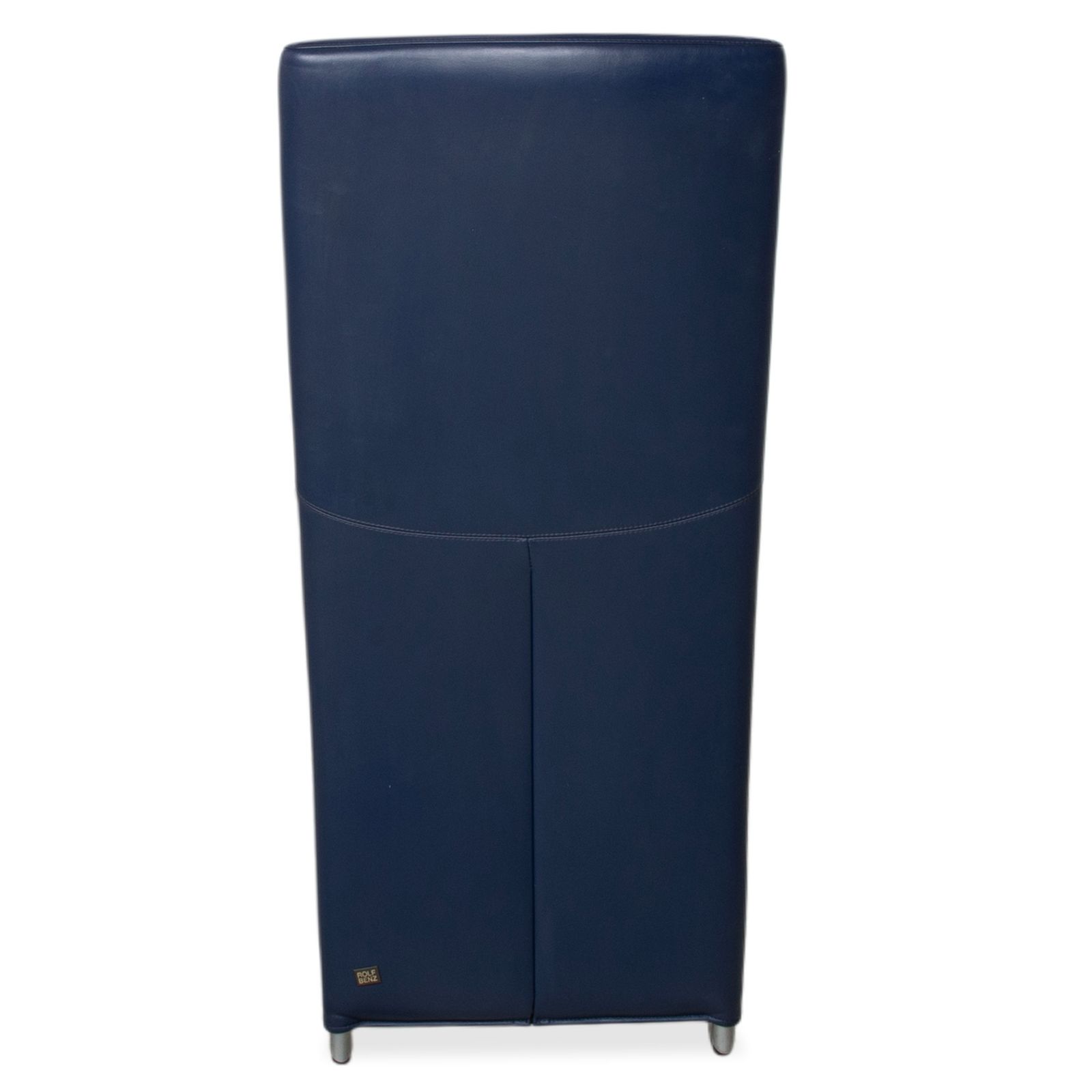 Meubels Set van 4 Rolf Benz 7400 stoelen, lederen vrijdragende stoelen, donkerblauw photo