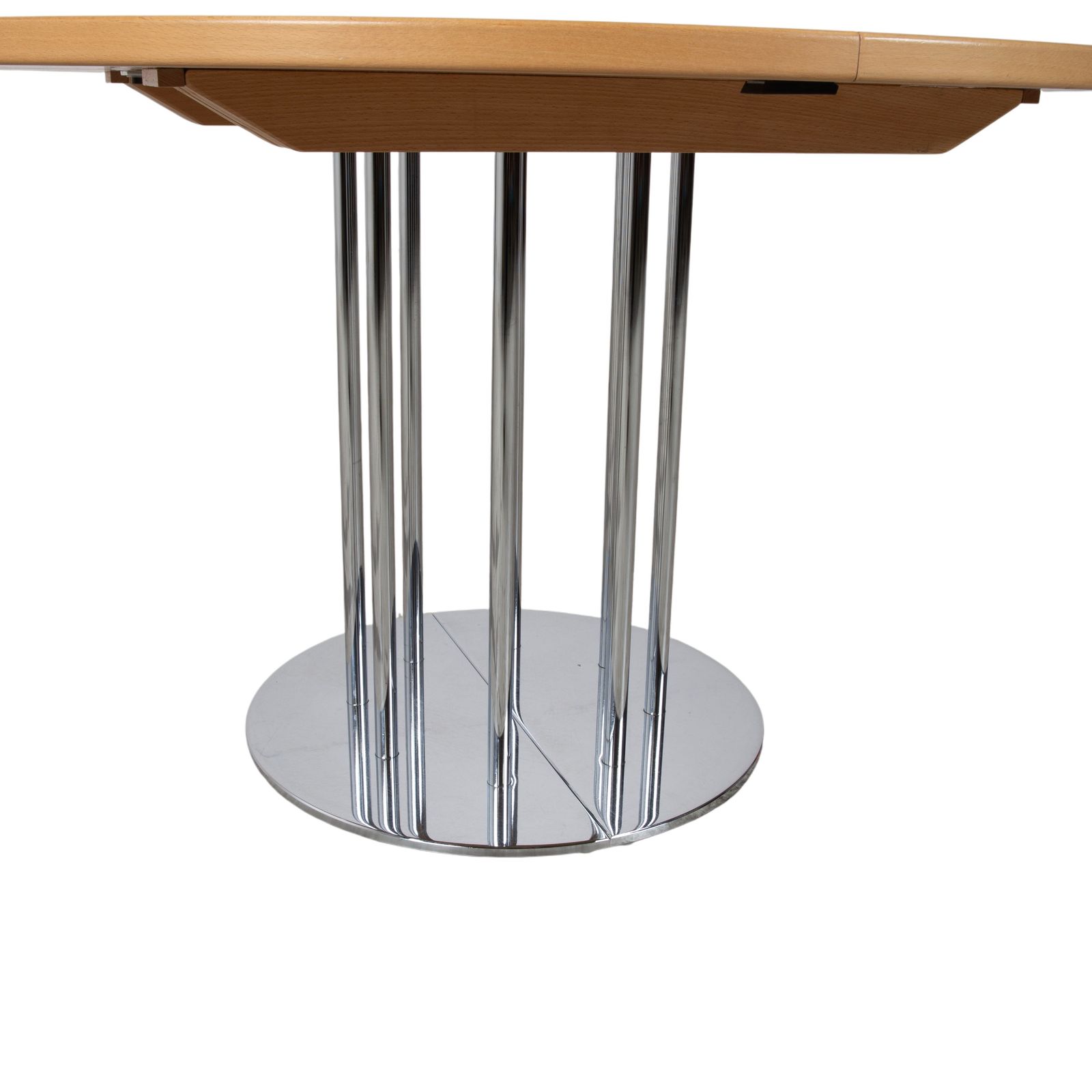 Thonet Wooden Dining Table, Brown, Extendable, 120–240 X 120 Cm photo vinterior