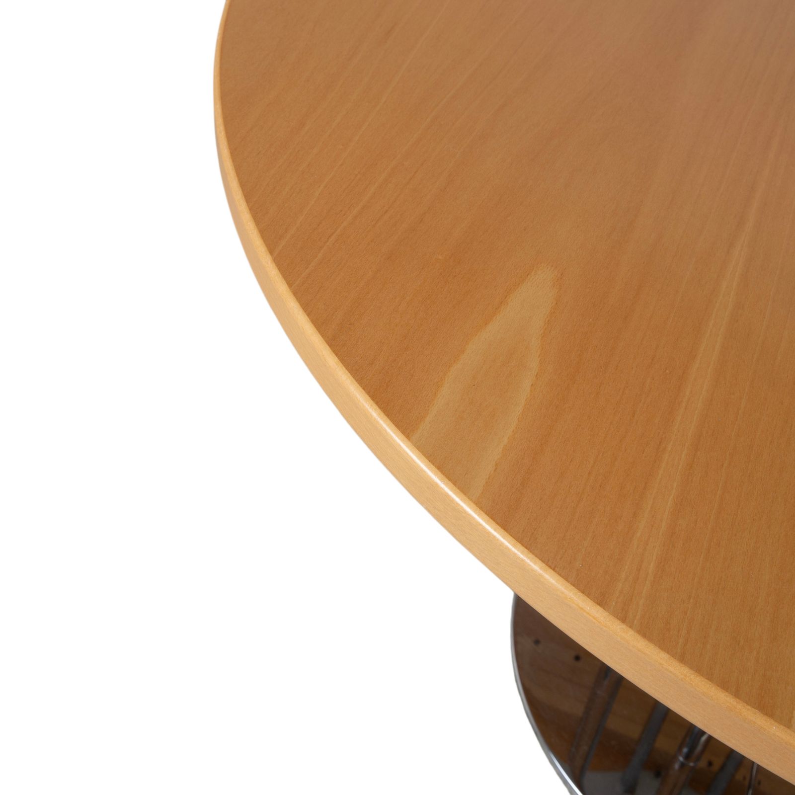 Thonet Wooden Dining Table, Brown, Extendable, 120–240 X 120 Cm photo vintage