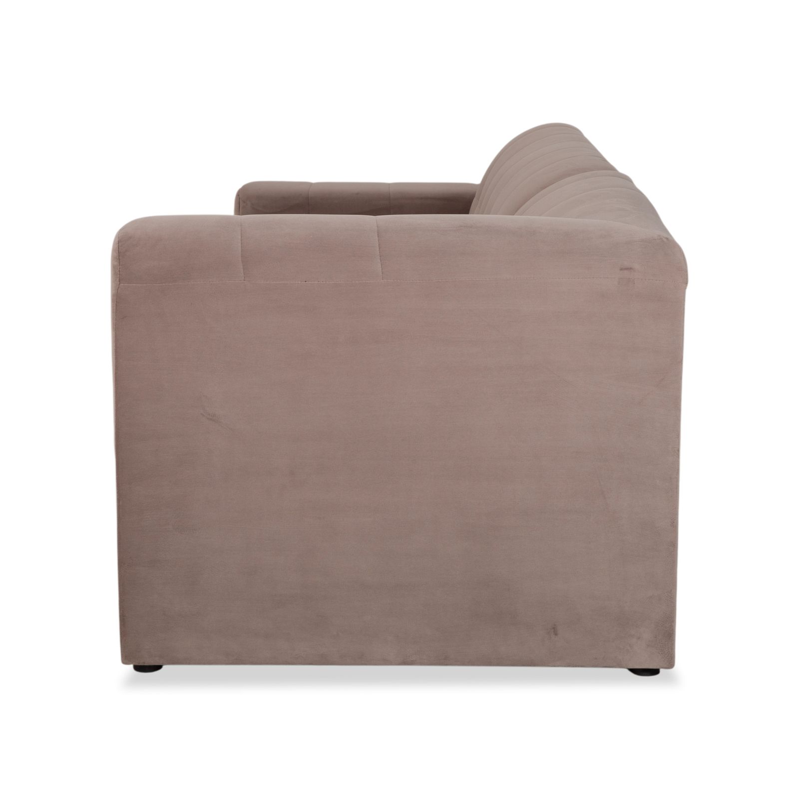 photo for sale Canapé Iconx Studios Bloom 3 places en velours, gris clair beige taupe