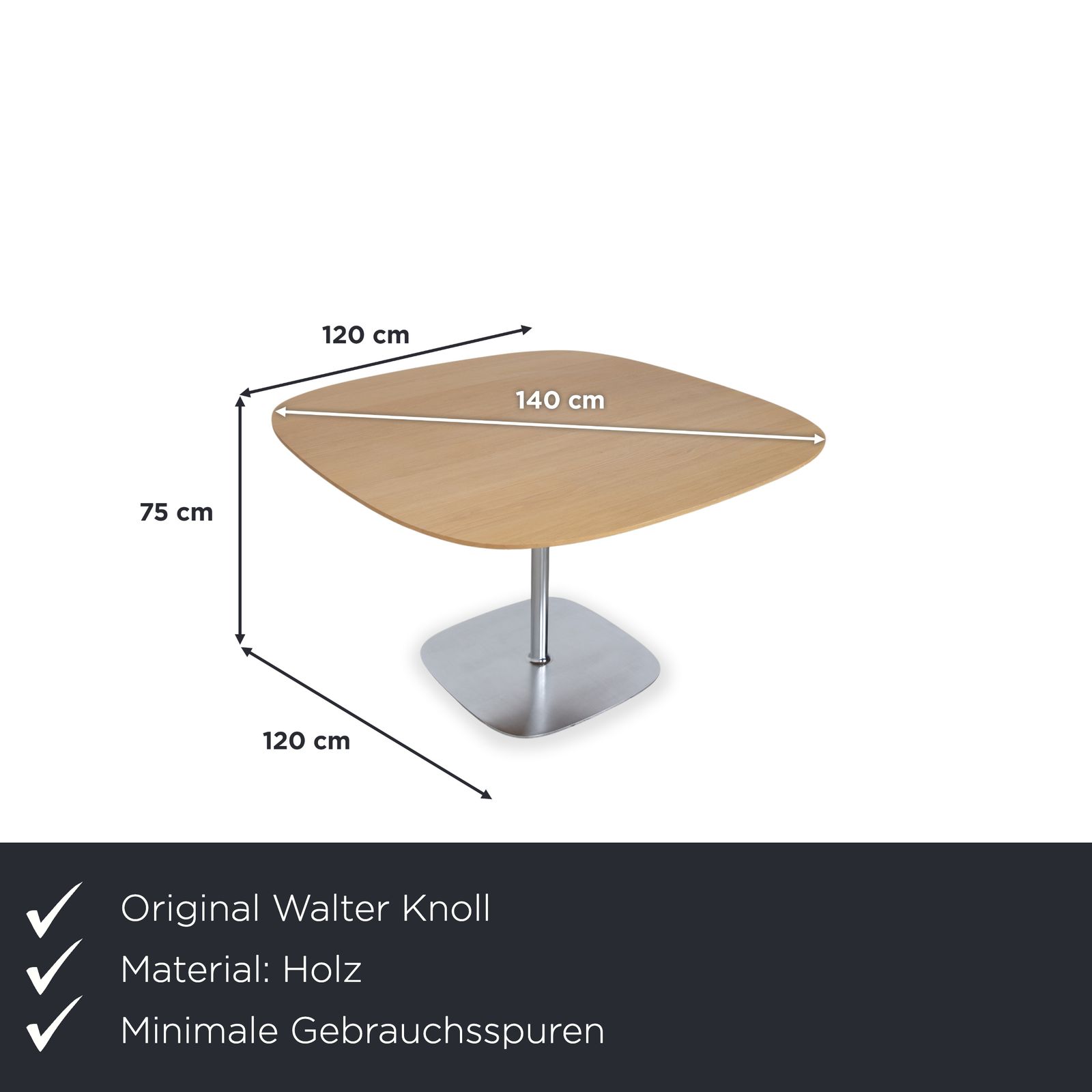 Table à manger Walter Knoll Lox en bois, marron, pour salle à manger photo furniture