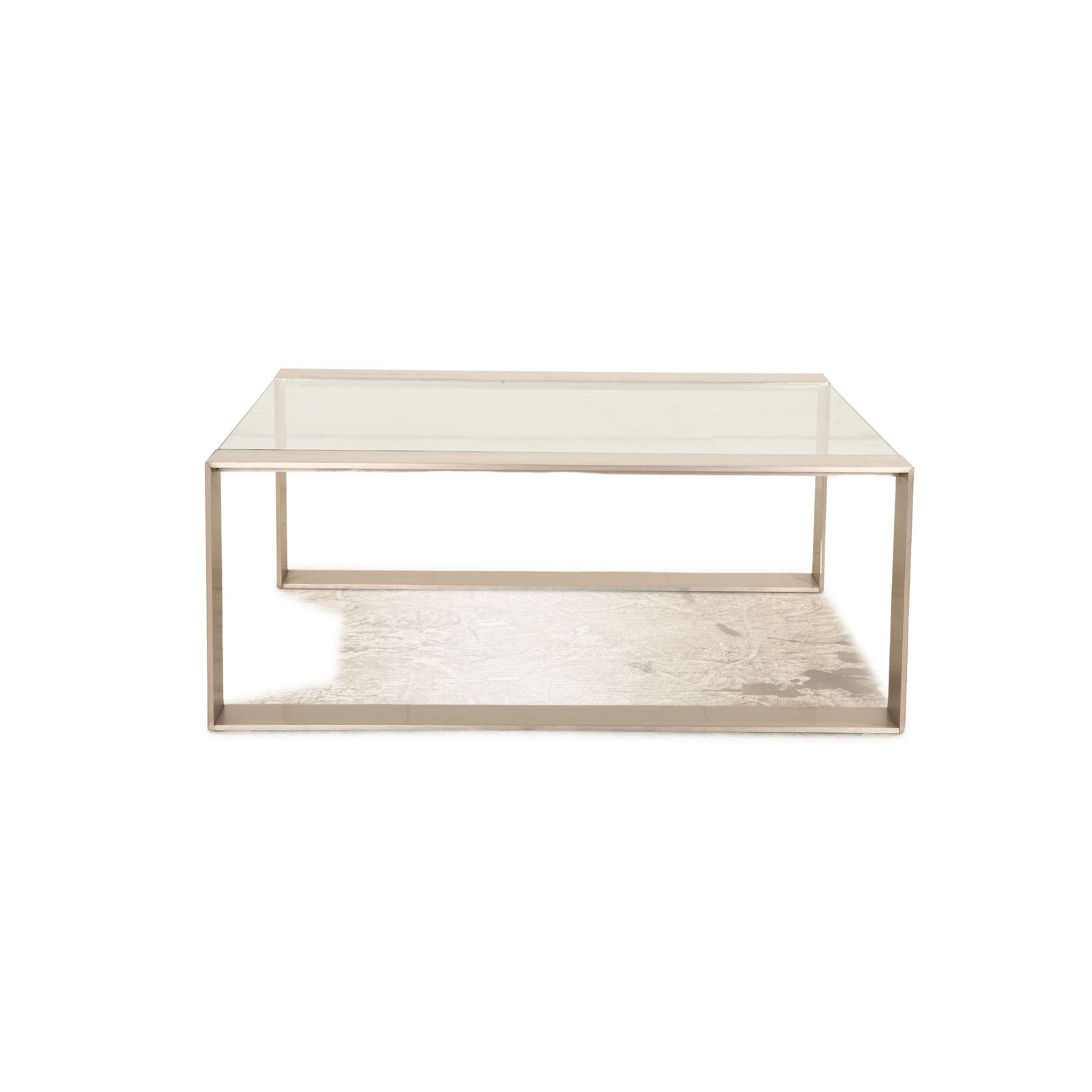 Table basse Orsenigo Ring en verre, argentée photo 893.0