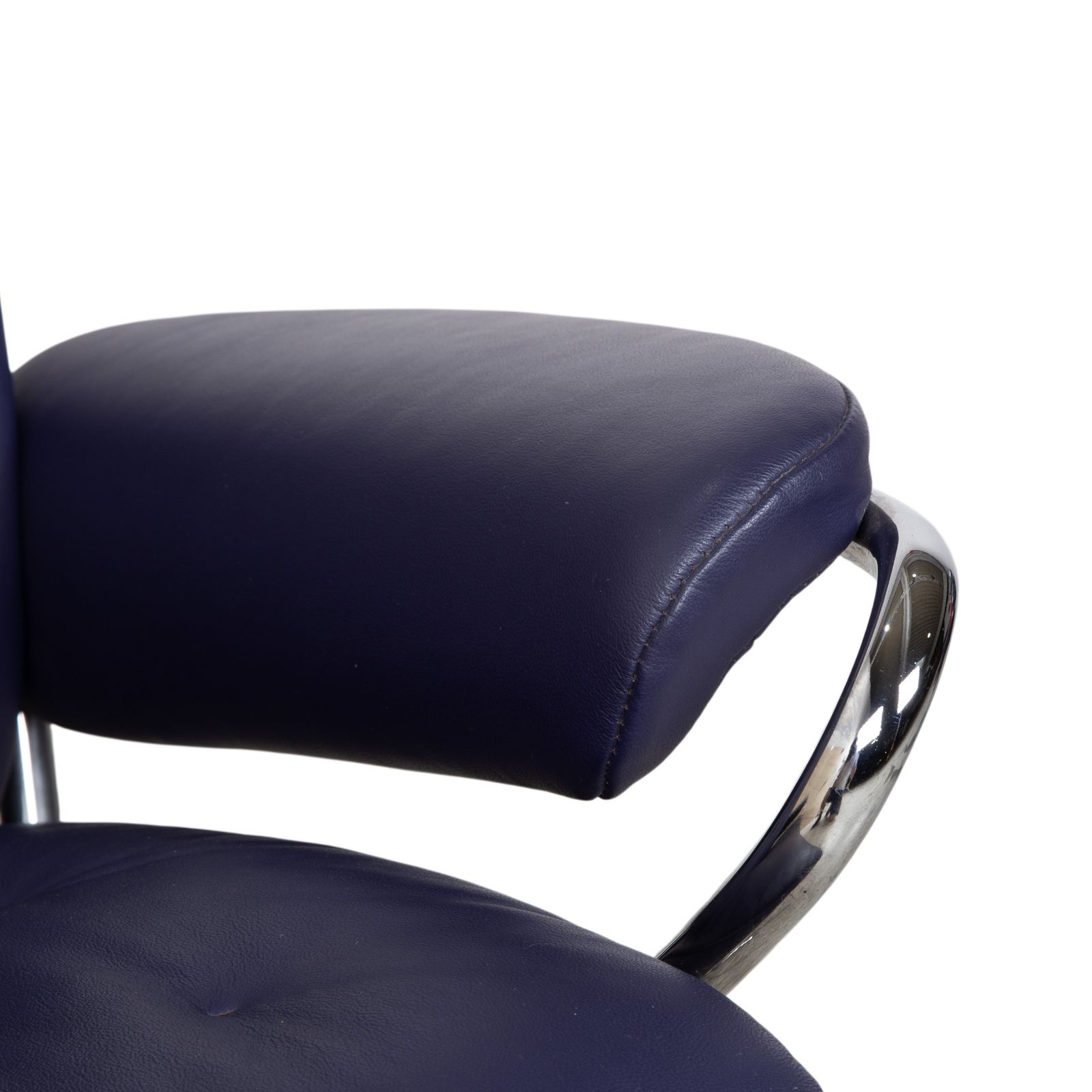 photo for sale Stressless Metro Leren Relaxfauteuil, Blauw/Paars, Manuele Functie, Inclusief Voetenbank