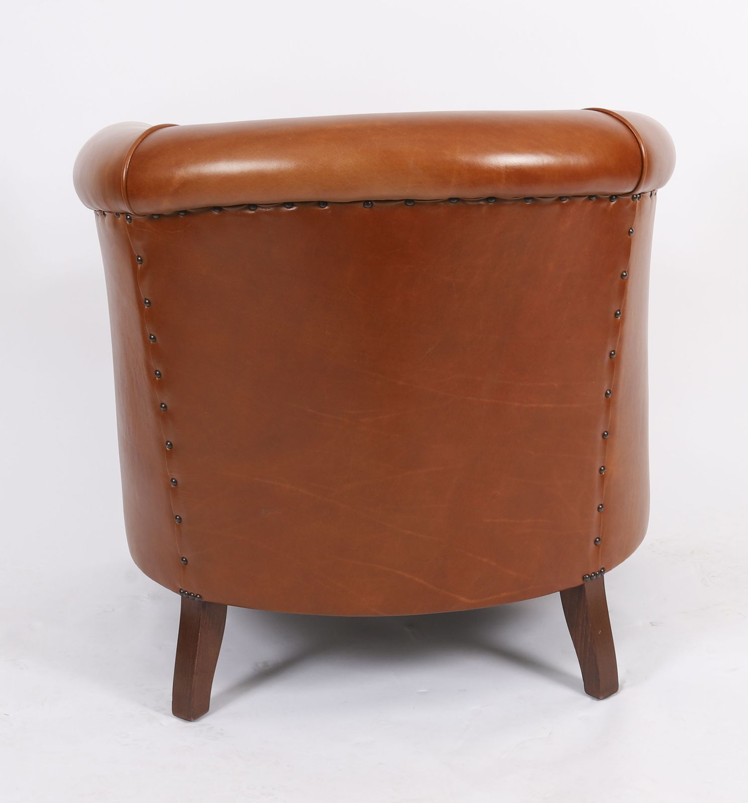 Bespoke English Handmade Amsterdam  Leather Arm Chair Malt photo vinterior