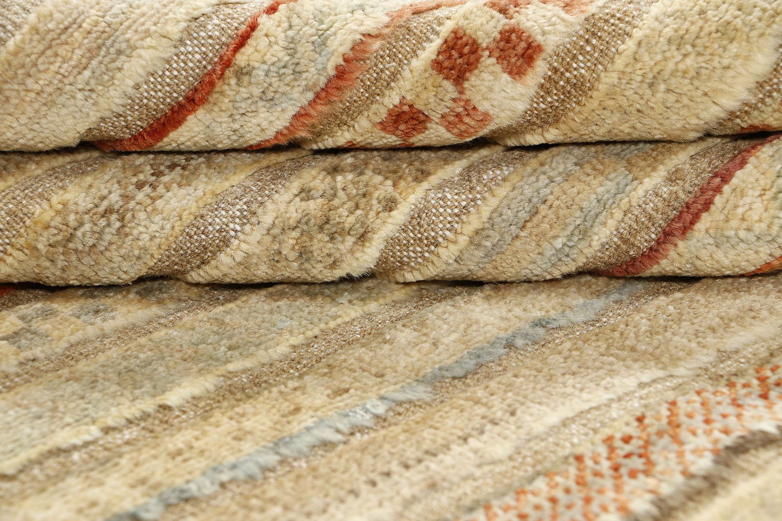 Hand Knotted Afghan Khorjin 150x190 Cm | Vintage Tribal Multicolour Wool Carpet photo 609.0