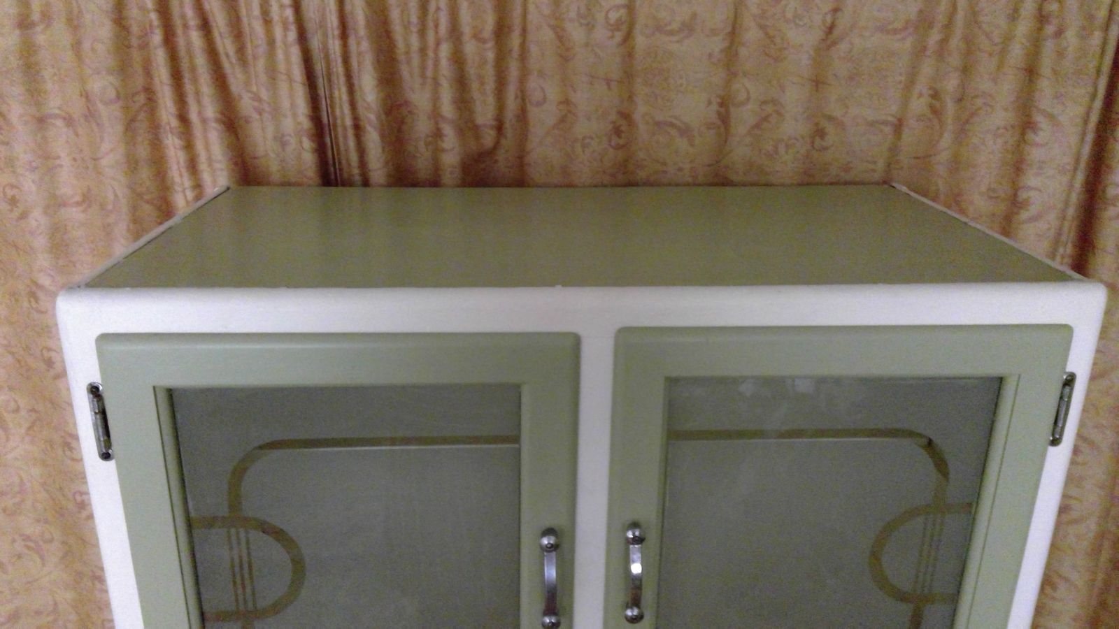 photo for sale A. Ahlstrom Osakeyhtio Warkaus Finnish 1950's Kitchenette Cabinet With Original Manufacturer's Label