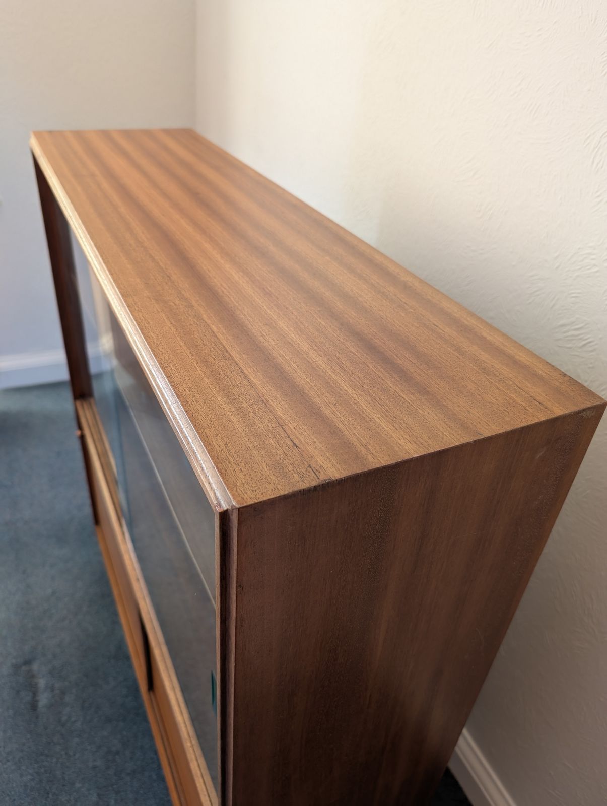 Mid Century Teak Display Cabinet By Beaver & Tapley photo Furniture