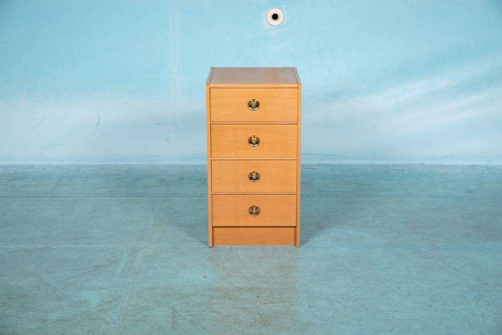 Minimalistische Scandinavische Ladekast In Blond Eiken, Mid Century Modern photo 404.0