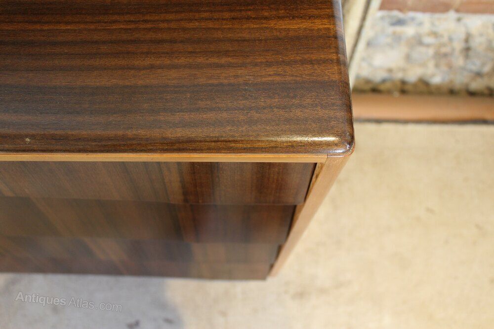 Chest Of Drawers Mid Century Black Walnut C1970 photo Furniture