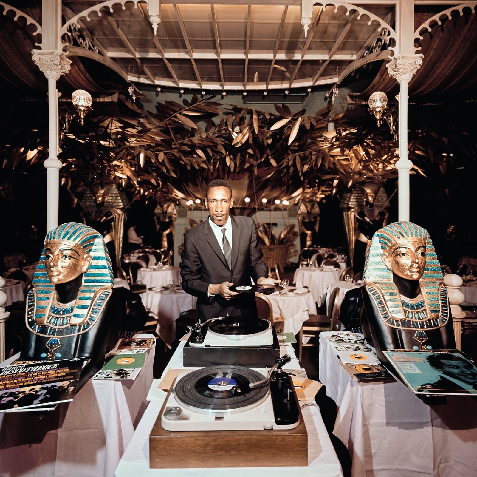 Slim Aarons 'Slim And Sphinx' Archival Pigment Print Framed In Black