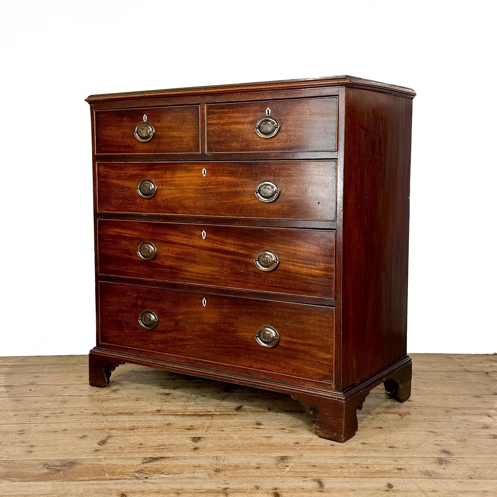 Antique Georgian Mahogany Chest Of Drawers | Antique Storage | Bedroom Drawers | Antique Chest Of Drawer photo furniture
