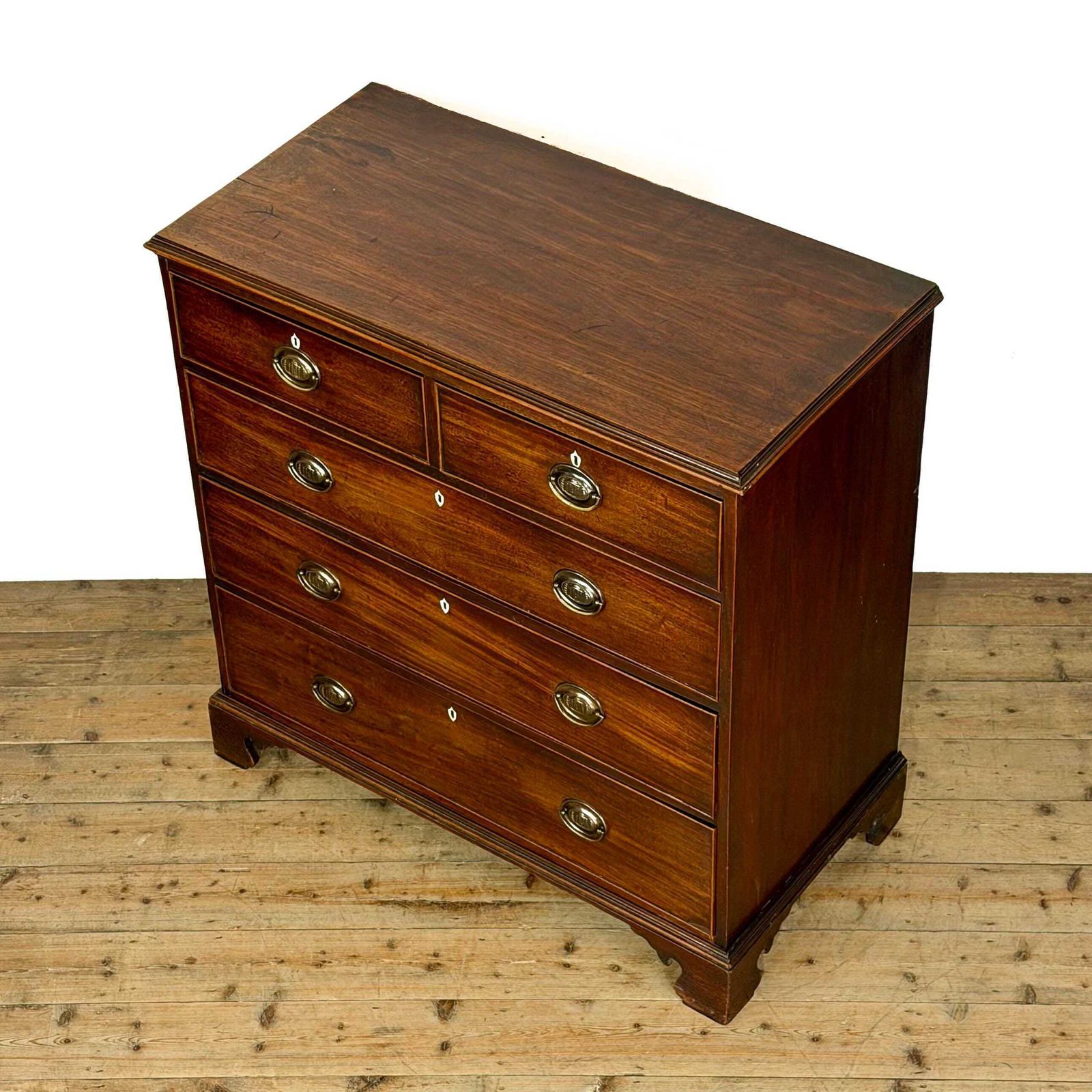 Antique Georgian Mahogany Chest Of Drawers | Antique Storage | Bedroom Drawers | Antique Chest Of Drawer photo for sale
