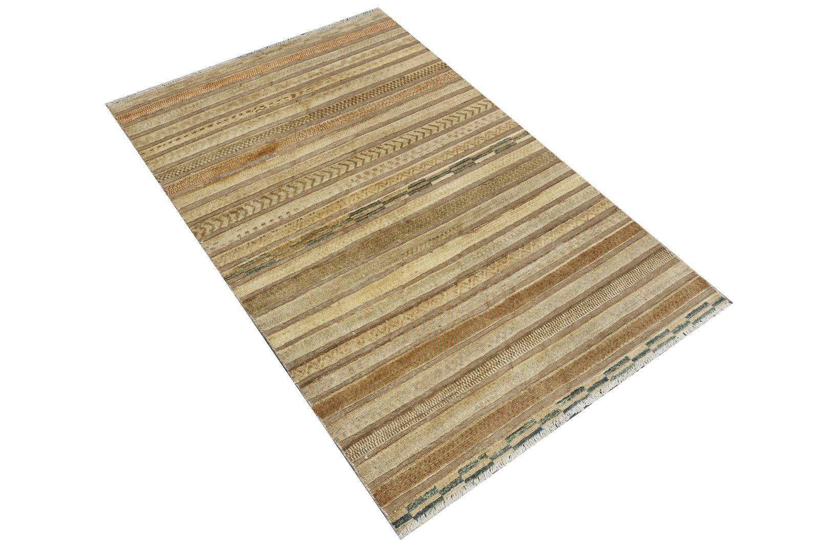 Afghan Tribal Khorjin Hand Knotted Boho Living Room Bedroom Area Rug 116 X 176 Cm photo furniture