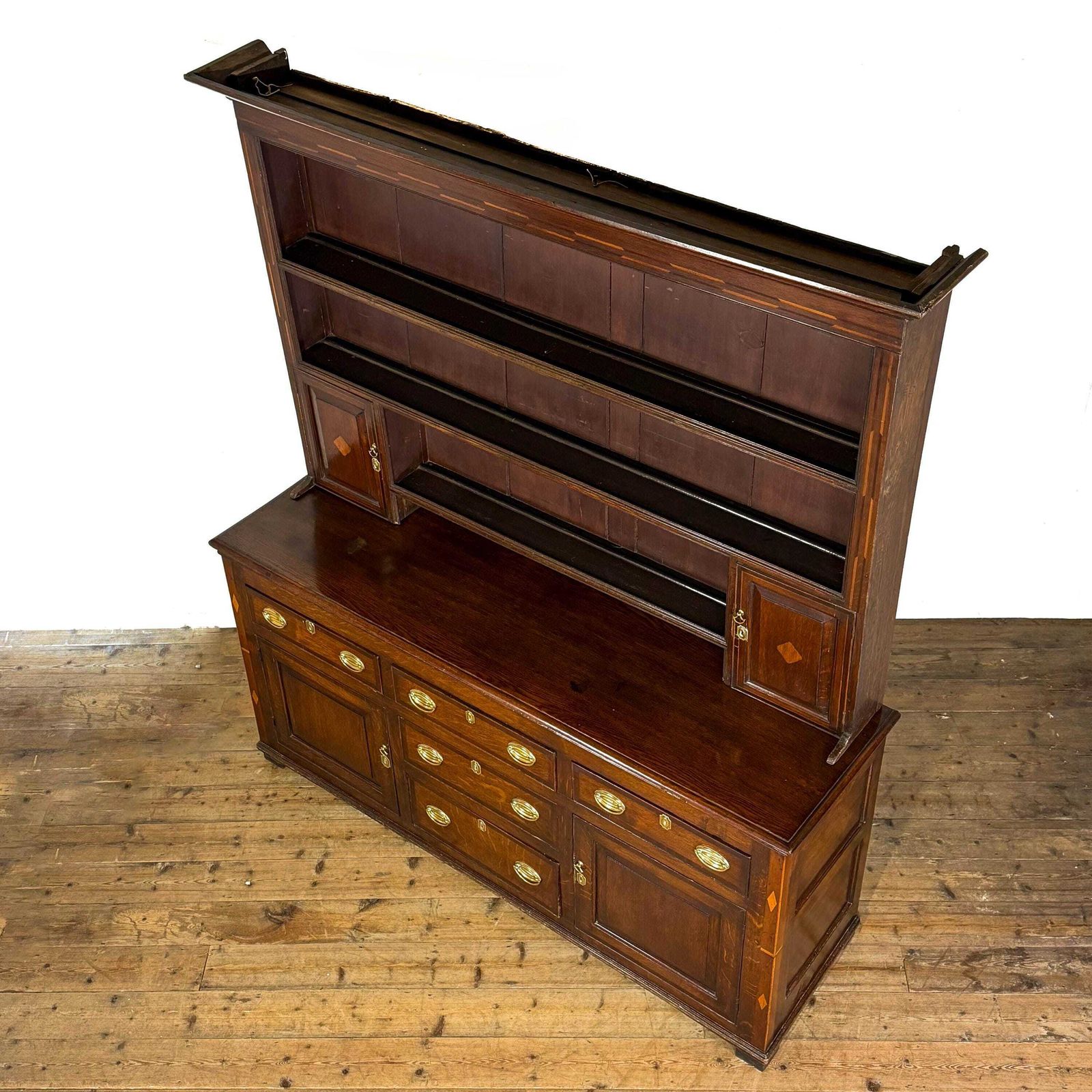 Antique Georgian Oak Dresser | Welsh Dresser | Antique Oak Dresser | Kitchen Dresser | Welsh Furniture photo for sale
