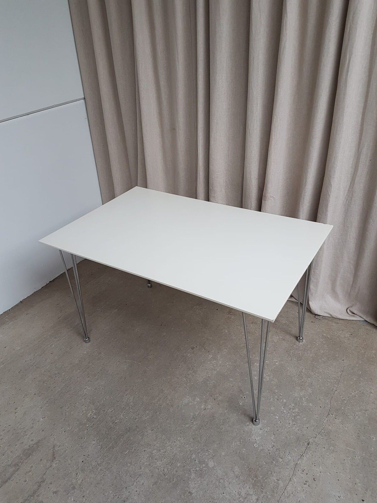 photo for sale Vtg Late Mid Century Style Modernist Desk Dining Table Danish Scandi Retro R270
