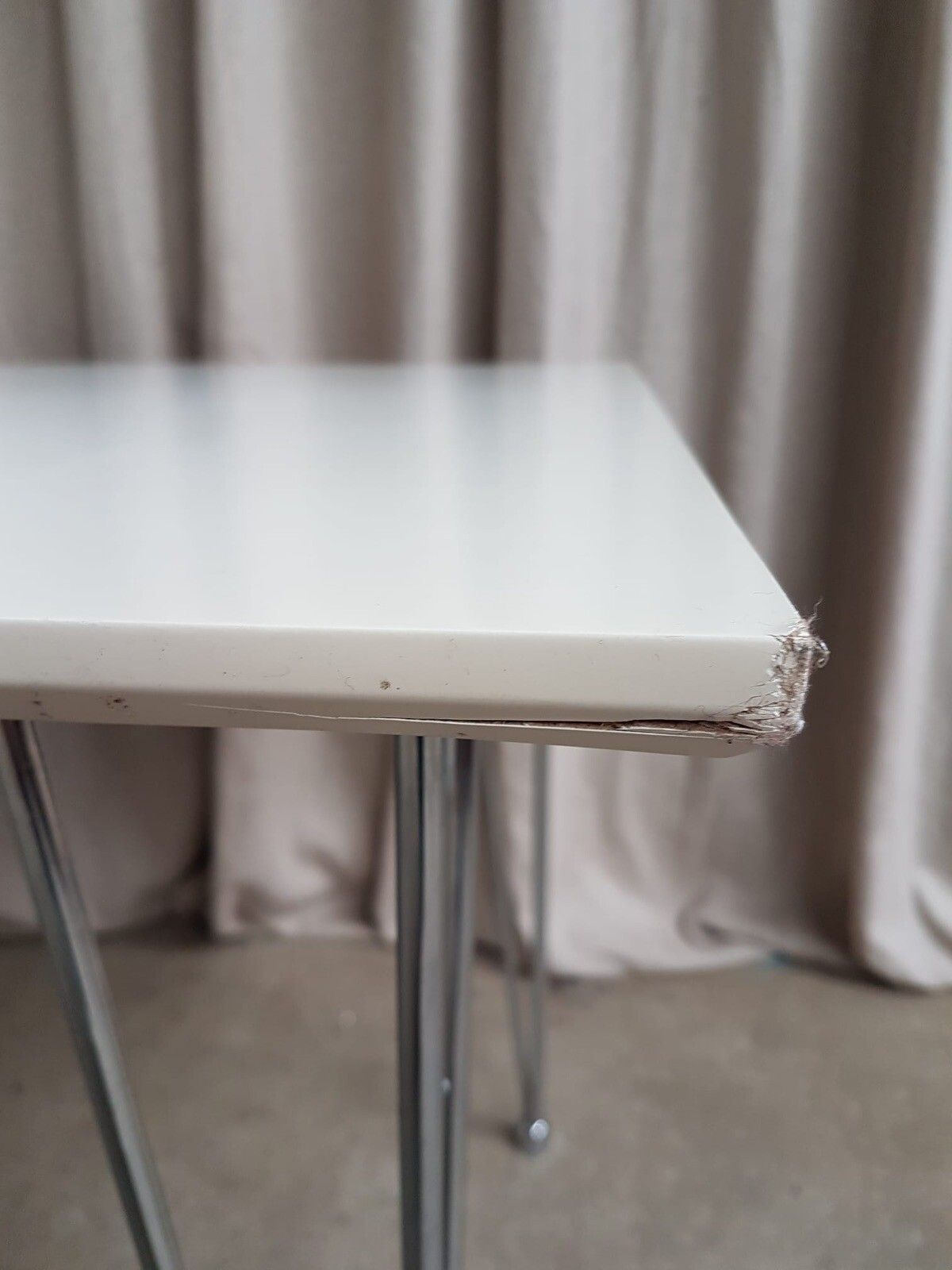 photo vinterior Vtg Late Mid Century Style Modernist Desk Dining Table Danish Scandi Retro R270