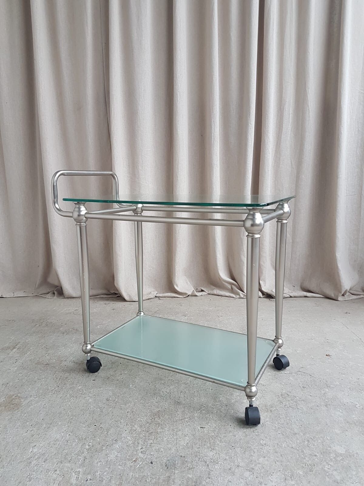 Vtg Mid Century Style Bar Side Table Trolley Retro R603 photo for sale